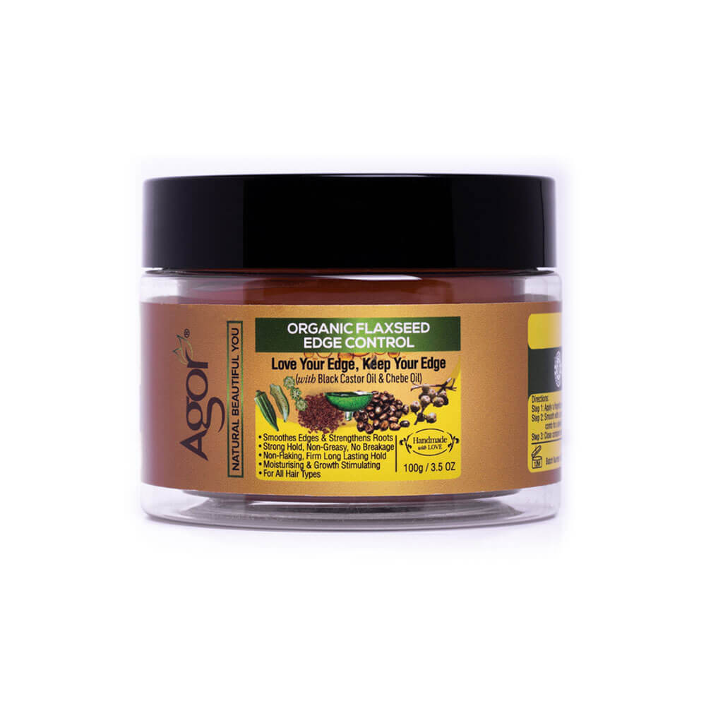 Agor organic flaxseed edge control
