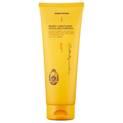Yellow tube of Seven Potions Beard Conditioner on a white background