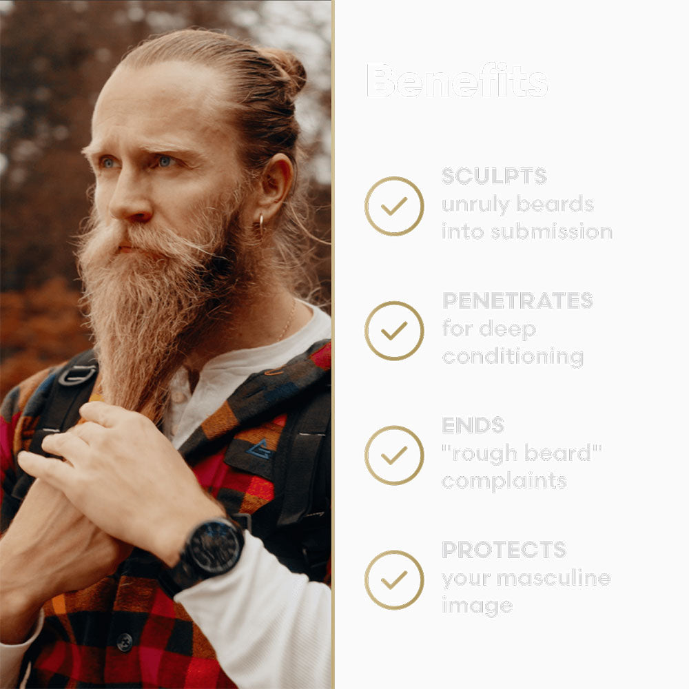 man with long beard