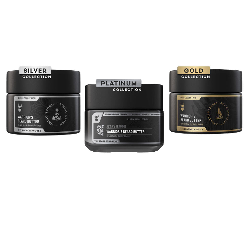 The Beard Struggle UK Warrior's Beard Butter range