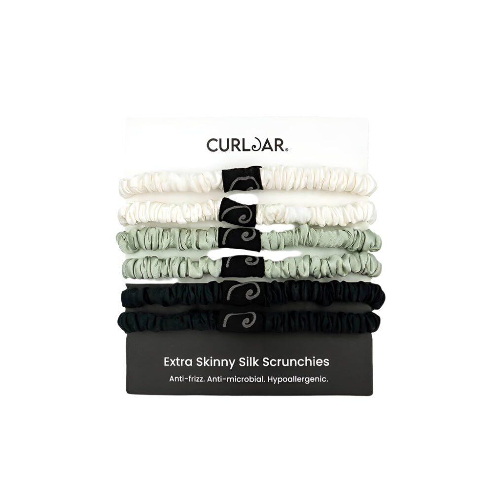 Curl Jar Skinny Silk Scrunchies