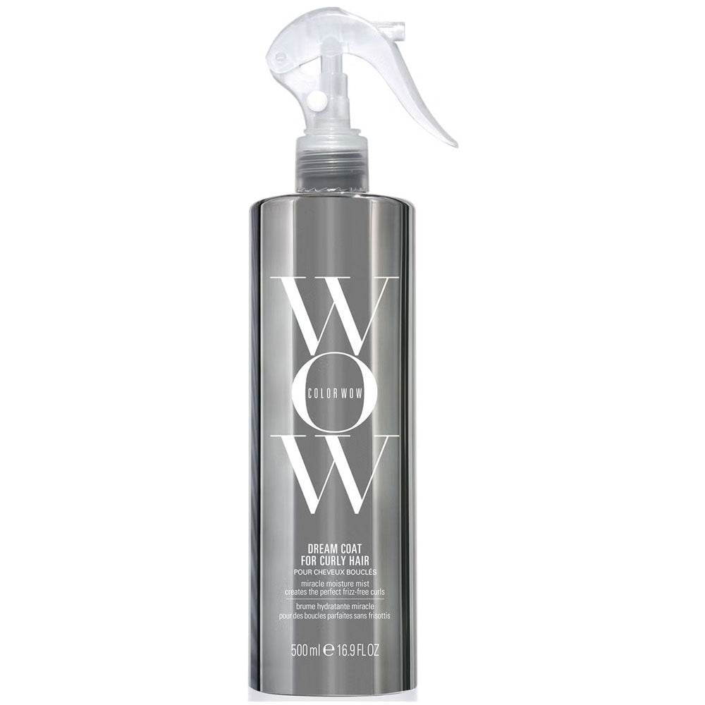 Silver bottle with 'WOW' branding on a white background