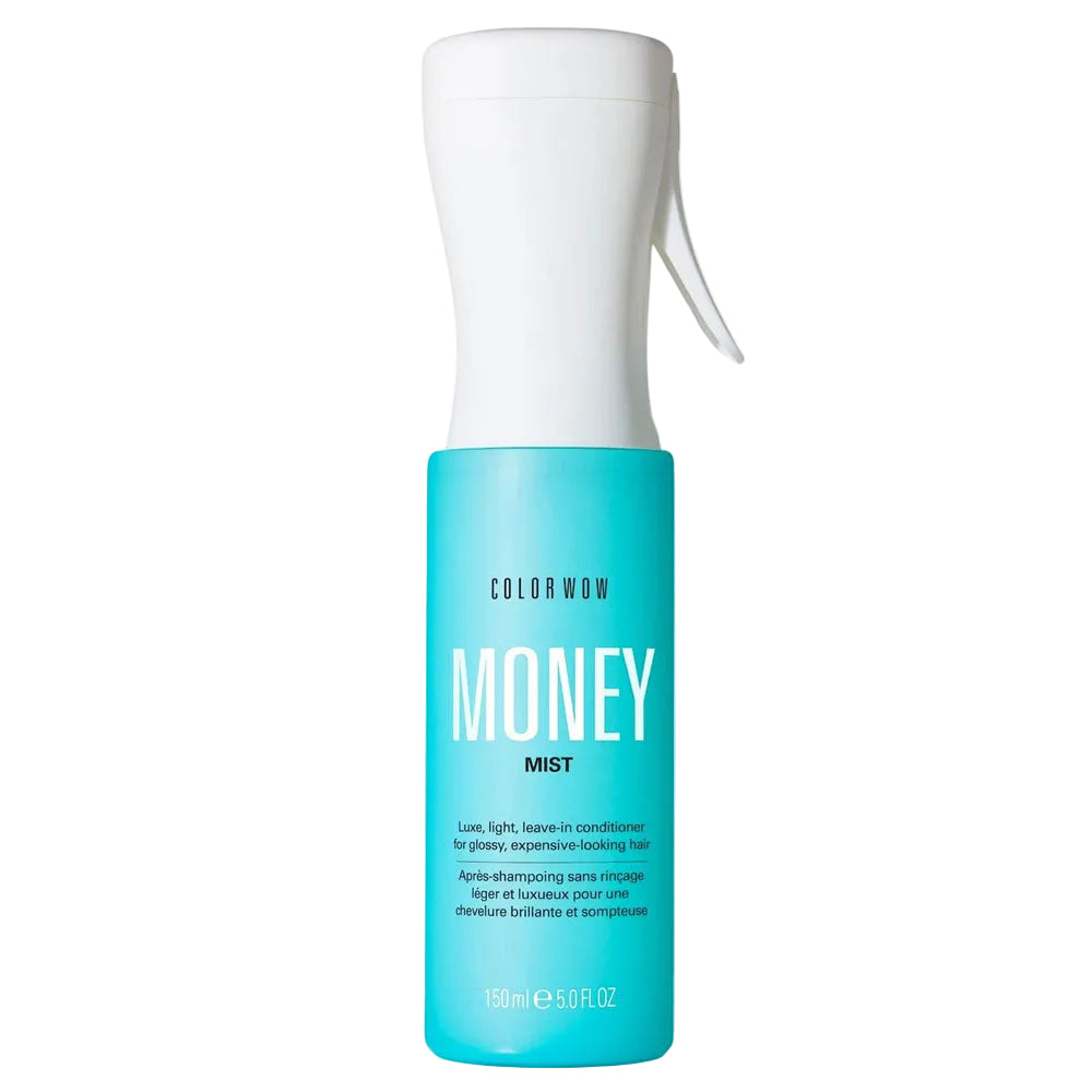Color Wow Money Mist bottle on a white background