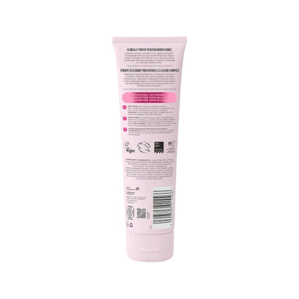 Pink tube with label on a white background