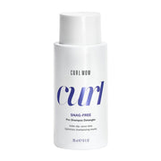Curl Wow Snag-Free pre-shampoo detangler bottle on a white background