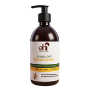 Bottle of Rinse-Off Conditioner with pump on a white background