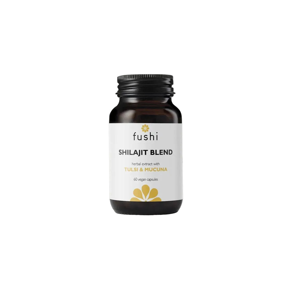 Fushi Shilajit Blend bottle on a white background