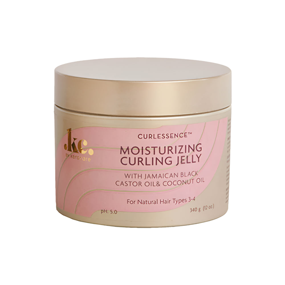 Jar of i.e. Curlessence Moisturizing Curling Jelly on a white background