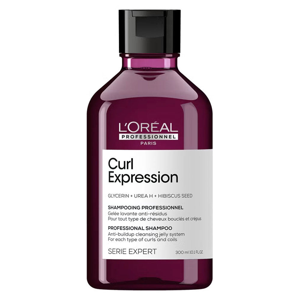 L'Oreal Professional Curl Expression shampoo bottle on a white background