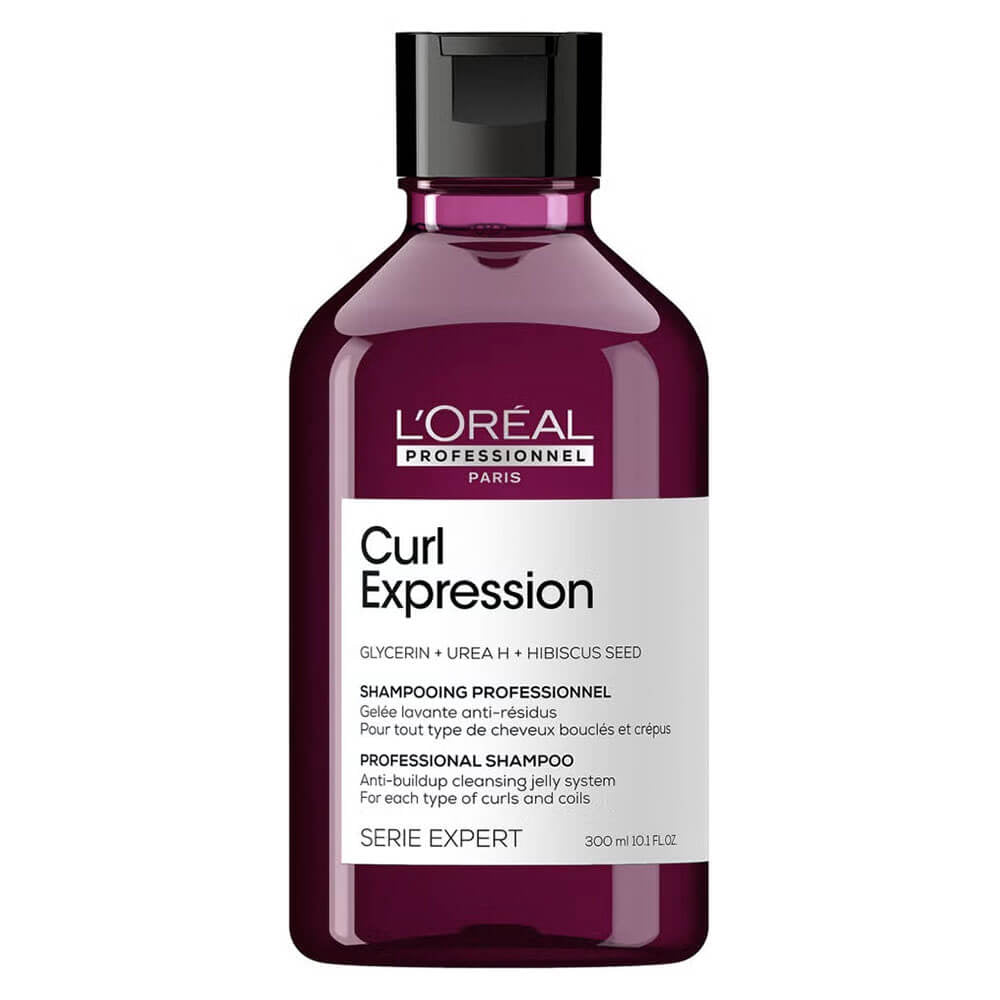 L'Oreal Professional Curl Expression shampoo bottle on a white background