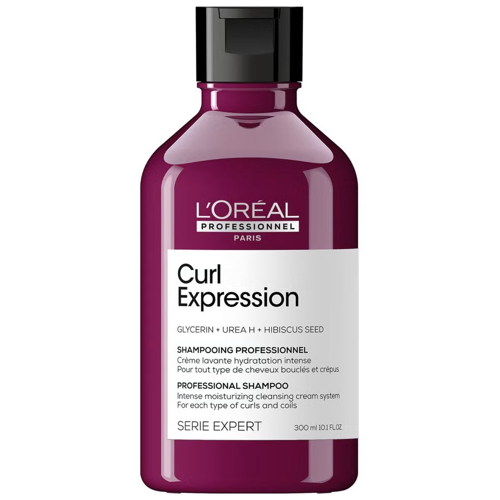 L'Oreal Professionnel Curl Expression shampoo bottle on a white background
