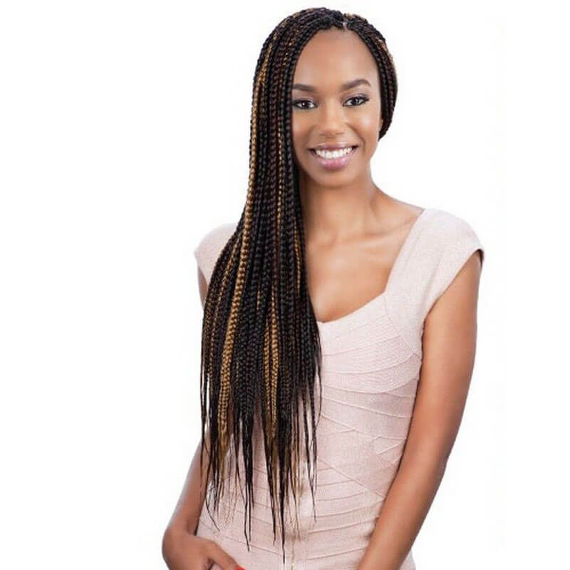Model Model Glance Medium Box Braid