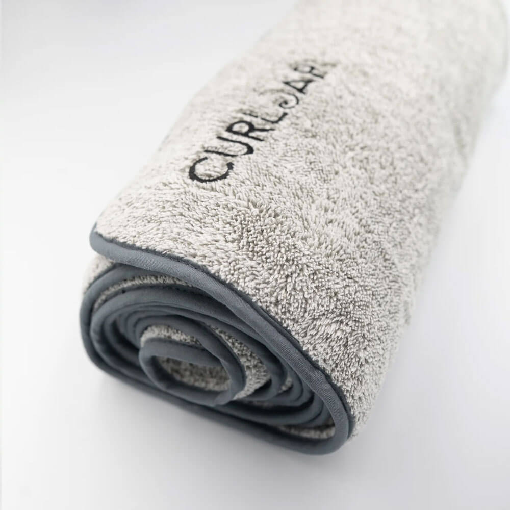 curl jar hair towel