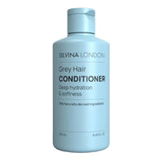 Silvina London Grey Hair Conditioner bottle on a white background