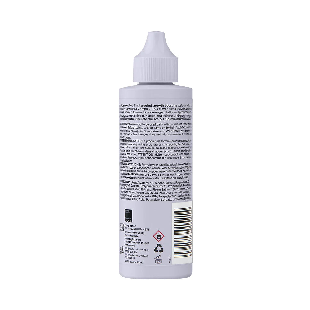 White bottle with label on a white background