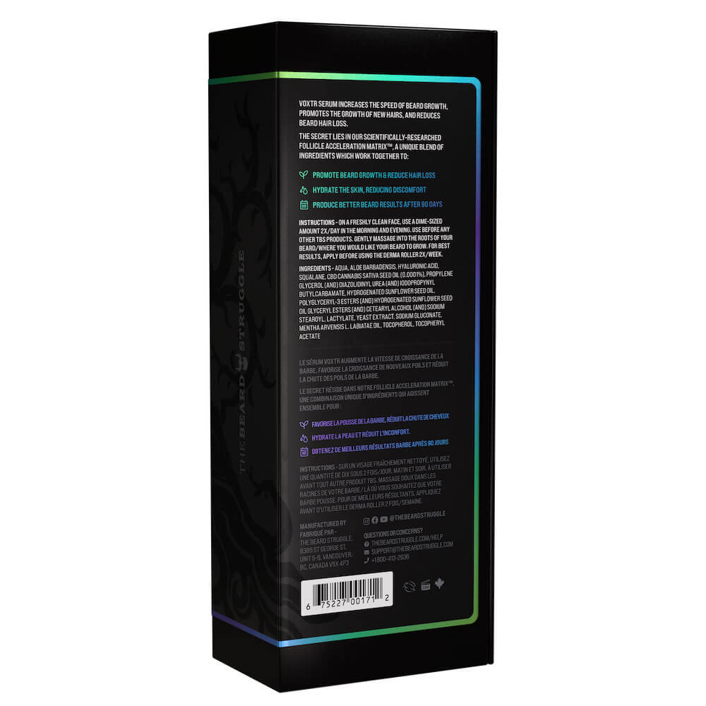 The Beard Struggle UK Voxtr derma roller