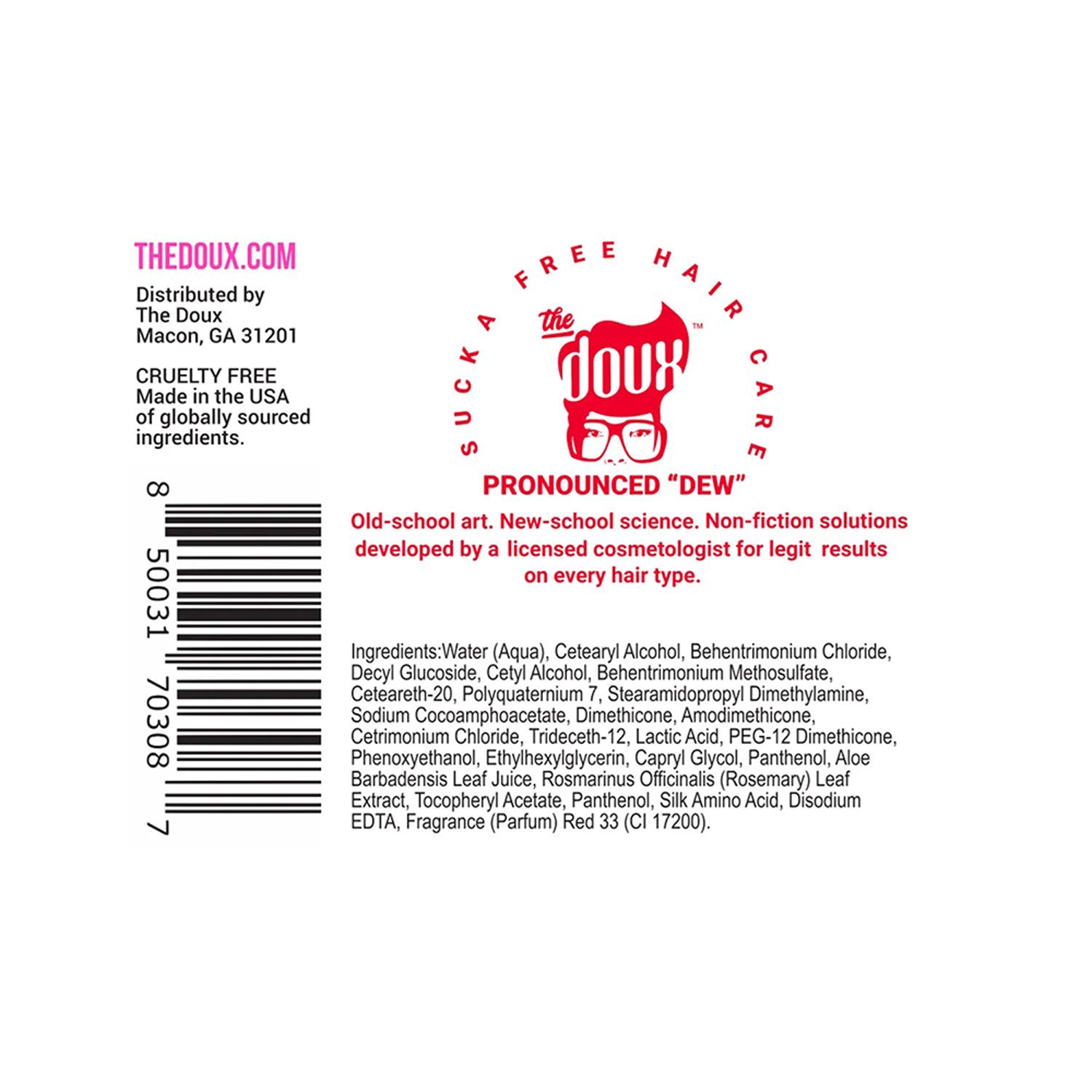 The Doux One Love Co-Wash 16oz