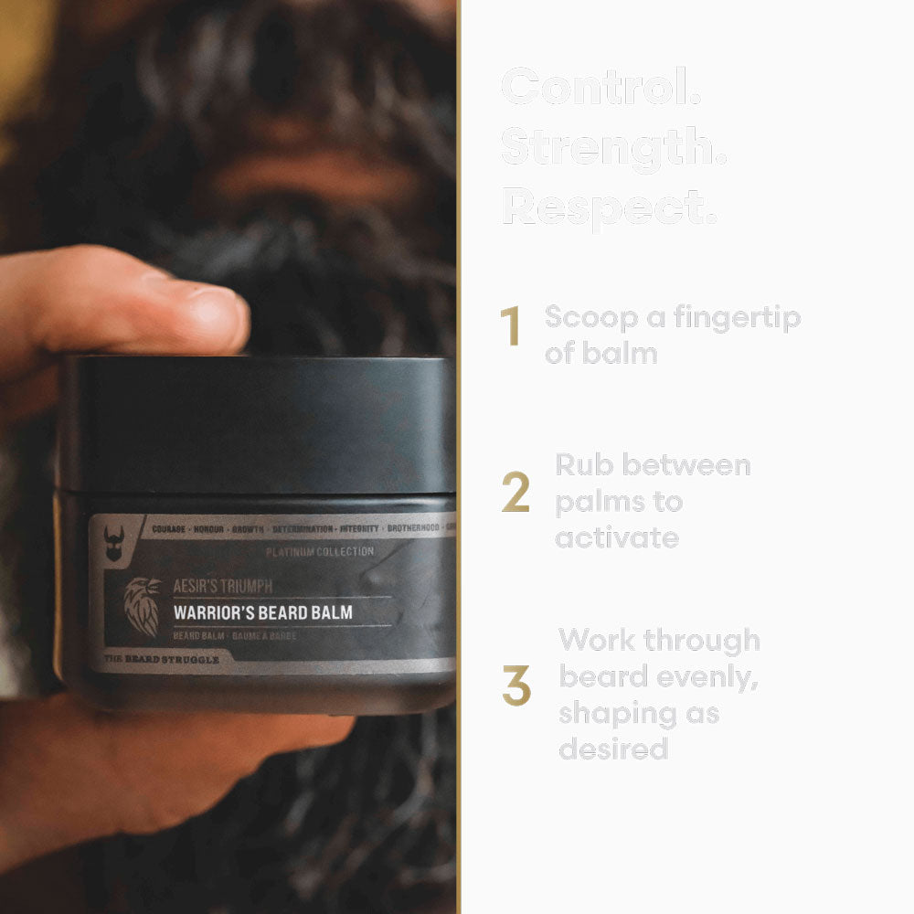 The Beard Struggle UK Warrior's Beard Balm