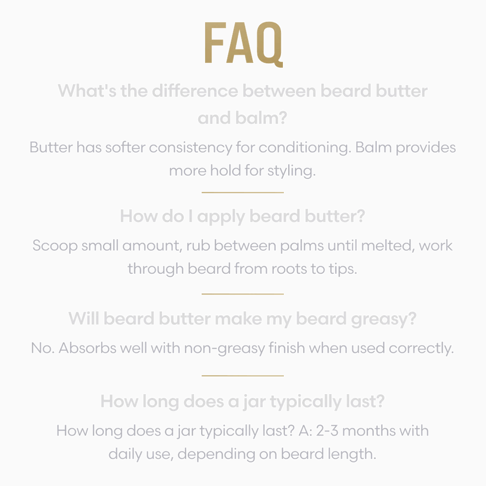The Beard Struggle UK Warrior's Beard Butter