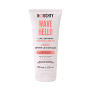 Tube of Noughty Wave Hello Curl Defining Taming Cream on a white background