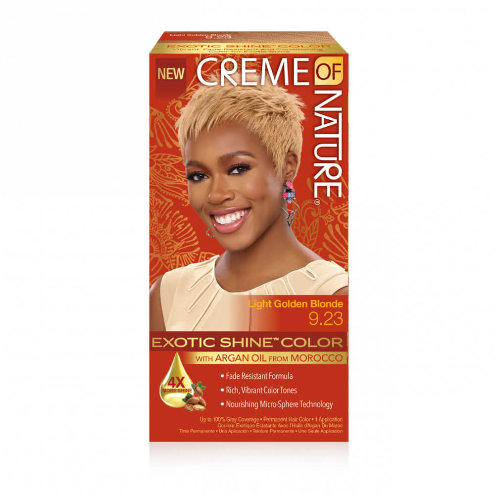 Creme Of Nature Exotic Shine Color 9.23 Light Golden Blonde