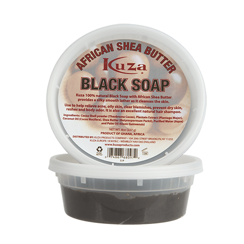 Kuza African Shea Butter Black Soap 227g
