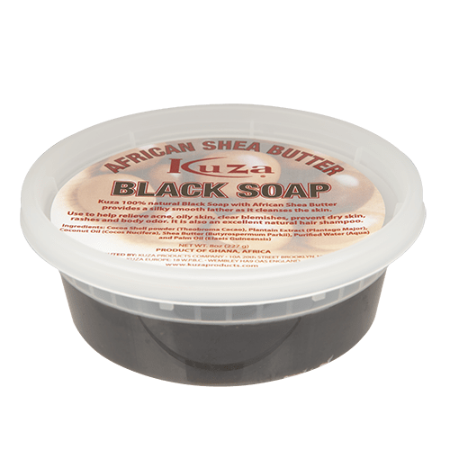 Kuza African Shea Butter Black Soap 227g