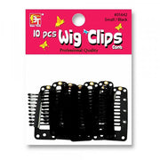 black wig clips
