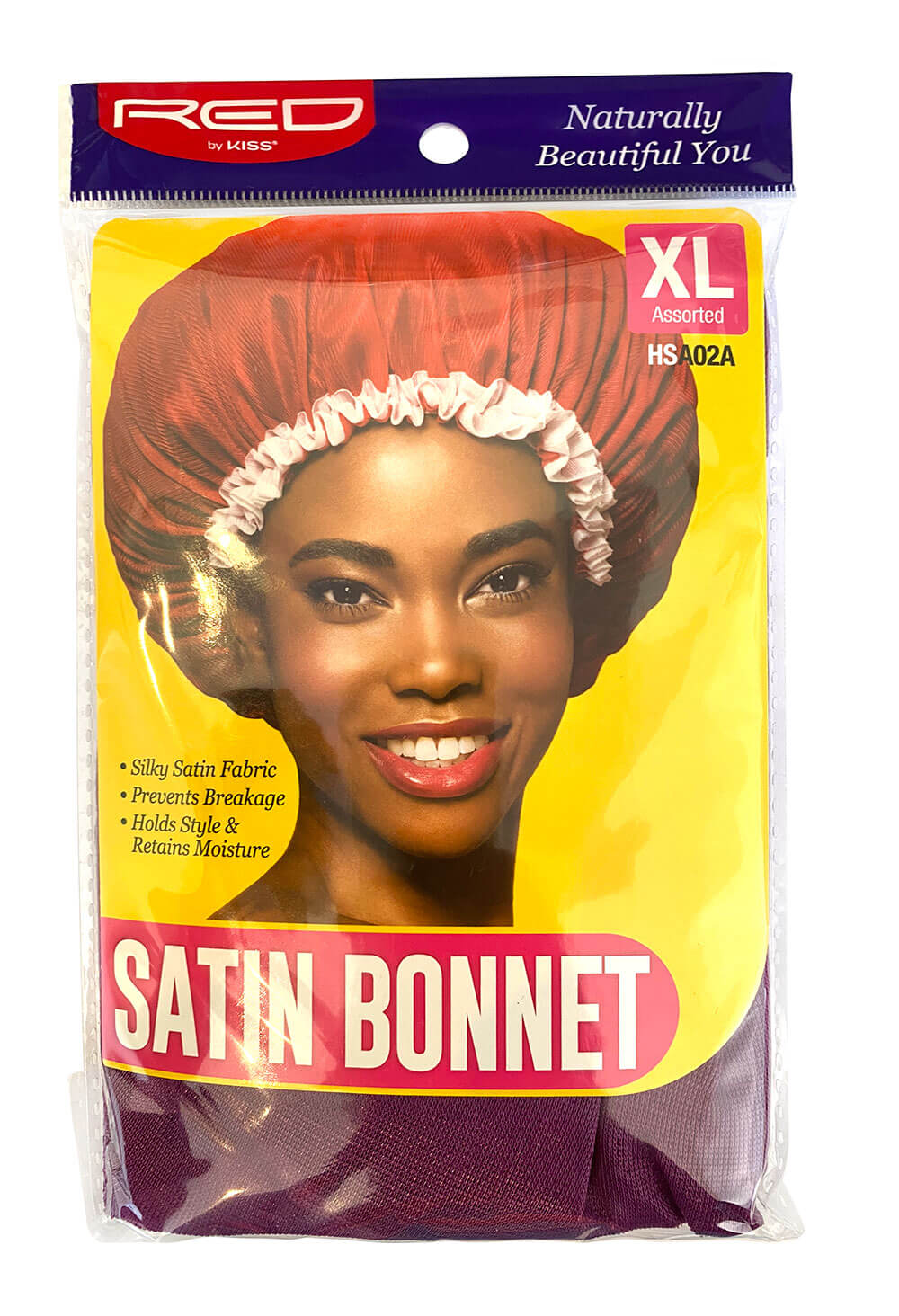 Red by Kiss Silky Satin Bonnet XL